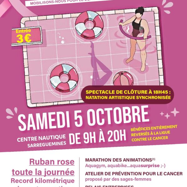 NOS EQUIPEMENTS SPORTIFS AUX COULEURS D’OCTOBRE ROSE